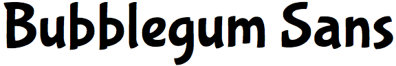 Bubblegum Sans (Google)