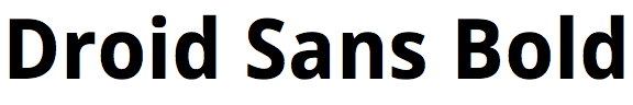 Droid Sans Bold (Google)