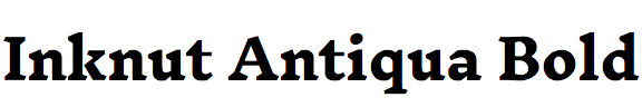 Inknut Antiqua Bold