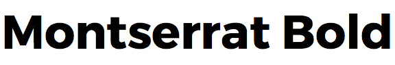 Montserrat Bold