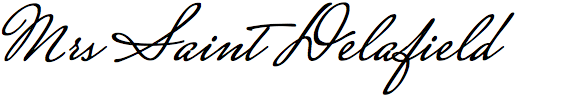 Mrs Saint Delafield