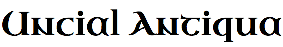 Uncial Antiqua (Google)