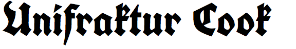 Unifraktur Cook