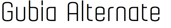 Gubia Alternate