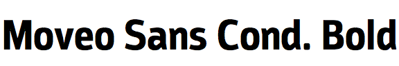 Moveo Sans Condensed Bold