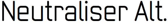 Neutraliser Alternate