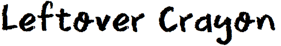 Leftover Crayon