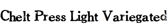 Chelt Press Light Variegated