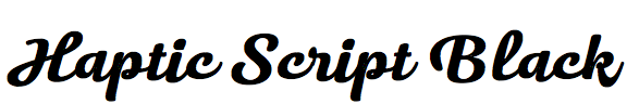 Haptic Script Black