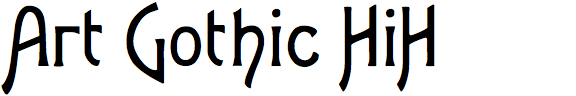 Art Gothic HiH