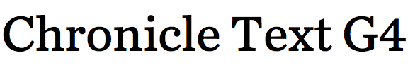 Chronicle Text G4