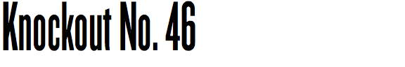 Knockout No. 46