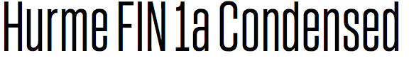 Hurme FIN 1a Condensed