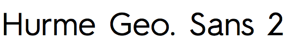 Hurme Geometric Sans 2