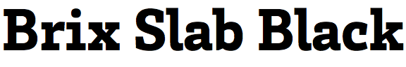 Brix Slab Black