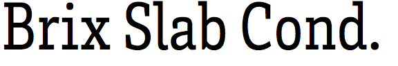 Brix Slab Condensed