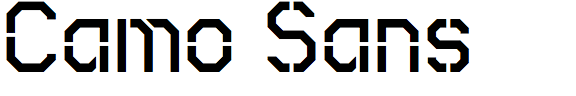 Camo Sans
