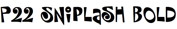 P22 Sniplash Bold
