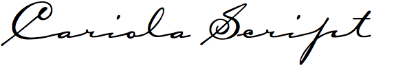 Cariola Script