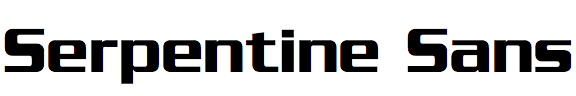 Serpentine Sans