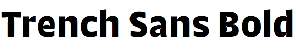 Trench Sans Bold