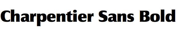 Charpentier Sans Bold