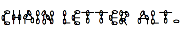 Chain Letter Alternate