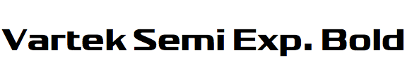 Vartek Semi Expanded Bold