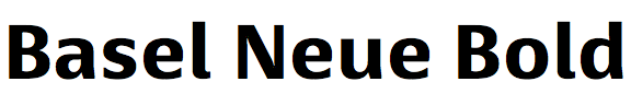 Basel Neue Bold