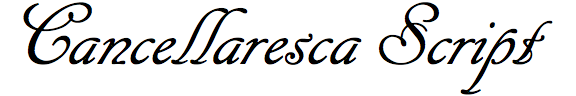 Cancellaresca Script