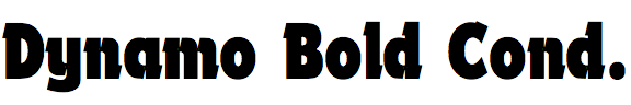 Dynamo Bold Condensed