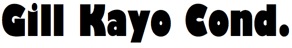 Gill Kayo Condensed