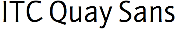 ITC Quay Sans