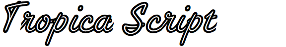 Tropica Script