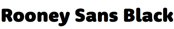Rooney Sans Black