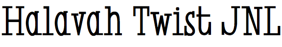 Halavah Twist JNL