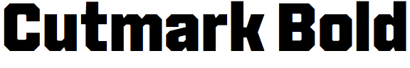 Cutmark Bold
