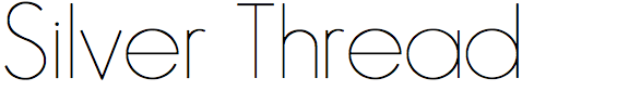 silver thread jf font free silver thread jf font free