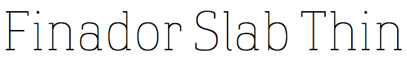 Finador Slab Thin