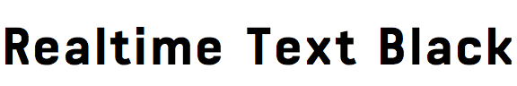 Realtime Text Black