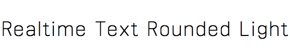 Realtime Text Rounded Light