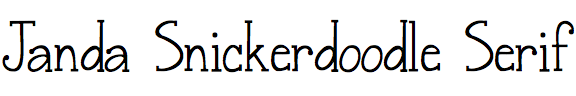 Janda Snickerdoodle Serif