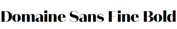 Domaine Sans Fine Bold