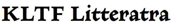 KLTF Litteratra