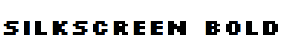 Silkscreen Bold
