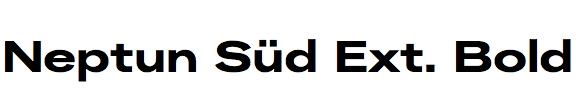 Neptun Süd Extended Bold