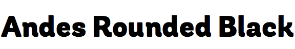 Andes Rounded Black