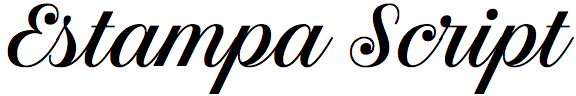Estampa Script