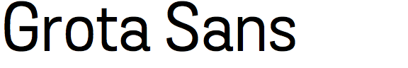 Grota Sans