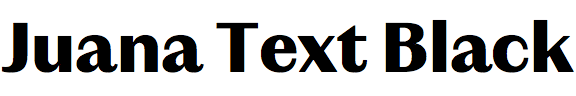 Juana Text Black